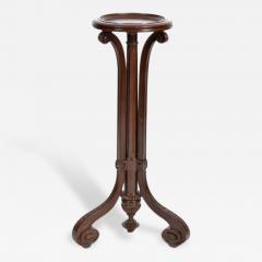 Antique Louis XIV Walnut Pedestal Plant Stand 19th Century France - 171457