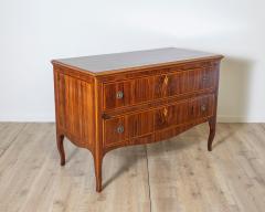 Antique Louis XV Chest Of Drawers with Marquetry Italy 18th - 4205563