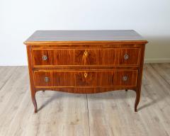 Antique Louis XV Chest Of Drawers with Marquetry Italy 18th - 4205611