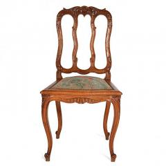 Antique Louis XV Dining Table and Six Chairs - 163167