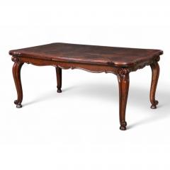 Antique Louis XV French Provincial Style Diamond Parquetry Dining Table - 4736623