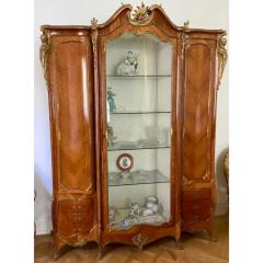 Antique Louis XV Gilt Bronze Wardrobe Armoire Display Showcase - 3344129
