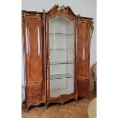Antique Louis XV Gilt Bronze Wardrobe Armoire Display Showcase - 3344131