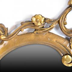 Antique Louis XV Oval Mirror Carved and Gilded France 19th Century - 150449