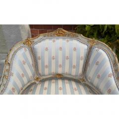 Antique Louis XV Style Bergere Chair or Petit Settee - 3605078