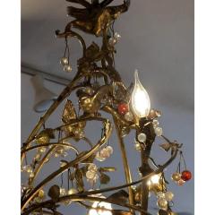 Antique Louis XV Style Gilt Bronze Bird Nest Chandelier - 3302861