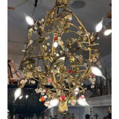 Antique Louis XV Style Gilt Bronze Bird Nest Chandelier - 3302875