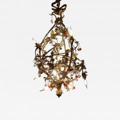 Antique Louis XV Style Gilt Bronze Bird Nest Chandelier - 3304579