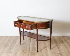 Antique Louis XVI Console Table In Mahogany 19th - 4157109