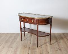 Antique Louis XVI Console Table In Mahogany 19th - 4157117