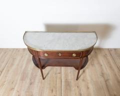 Antique Louis XVI Console Table In Mahogany 19th - 4157151