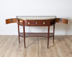 Antique Louis XVI Console Table In Mahogany 19th - 4157175