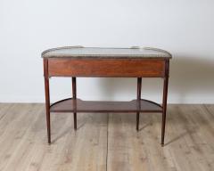 Antique Louis XVI Console Table In Mahogany 19th - 4157181