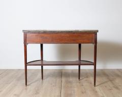 Antique Louis XVI Console Table In Mahogany 19th - 4157185