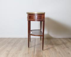 Antique Louis XVI Console Table In Mahogany 19th - 4157196