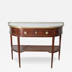 Antique Louis XVI Console Table In Mahogany 19th - 4159385