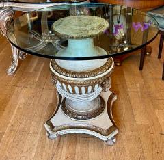 Antique Louis XVI Giltwood Pedestal Breakfast or Side Table - 2048845