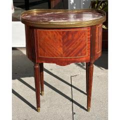 Antique Louis XVI Marble Top Night Stand End Tables a Pair - 3338892