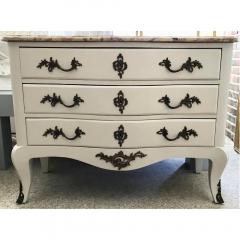 Antique Louis XVI Style Bronze Mounted Lacquered Commode Chest of Drawers - 3974974