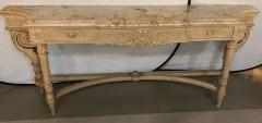 Antique Louis XVI Style Maison Jansen Marble Top Sideboard or Console Table - 2982626