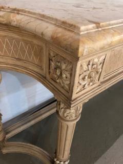 Antique Louis XVI Style Maison Jansen Marble Top Sideboard or Console Table - 2982635