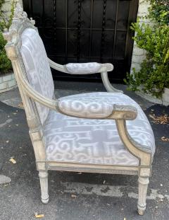 Antique Louis XVI Style Petit Fauteuil Arm Chair - 2554067