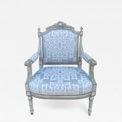 Antique Louis XVI Style Petit Fauteuil Arm Chair - 2557896