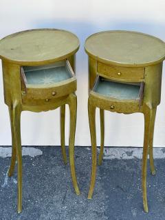 Antique Louis XVI Style Petit Nightstand End Tables a Pair - 2461381