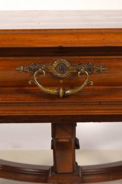 Antique Louis XVI Style Walnut Ebony Dinning Library Table France 19th C  - 3167520