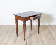 Antique Louis XVI Table Writing Desk In Walnut Italy 19th - 4146732