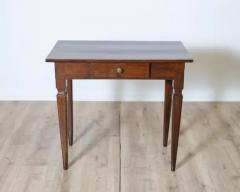 Antique Louis XVI Table Writing Desk In Walnut Italy 19th - 4146744