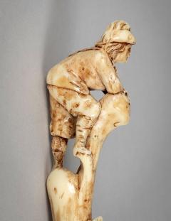 Antique Magnifying Glass with Figural Handle - 4421824