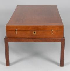 Antique Mahogany Bagatelle Game Box Coffee Table - 2505177