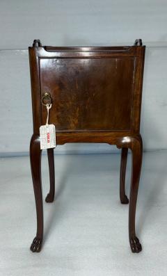 Antique Mahogany Side Cabinet with Claw Feet and Brass Pull - 4229293