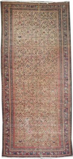 Antique Malayer Shabby Chic Rug 5 9 x 12 9  - 4460993