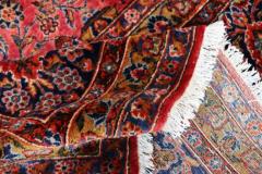 Antique Manchester Wool Persian Kashan Carpet - 3969056