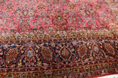 Antique Manchester Wool Persian Kashan Carpet - 3969060