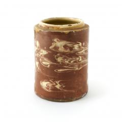 Antique Marbleized Terracotta Canister from Puglia Italy 2 - 3369542