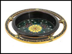 Antique Meiji Japanese Cloisonne Enamel Hikite Door Handle - 3903412