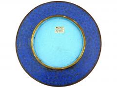 Antique Meiji Japanese Cloisonne Enamel Pink And Purple Plate With Children - 4155940