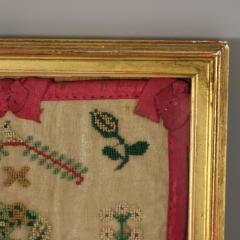 Antique Miniature Sampler circa 1800 by Sophia Honey - 3405163