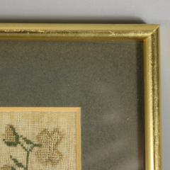 Antique Miniature Sampler with House - 4211999