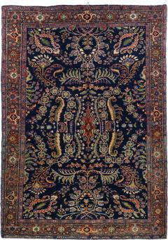 Antique Mohajeran Sarouk Rug 4 5 x 6 8  - 4405492