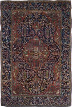 Antique Mohtasham Kashan Rug 4 4 x 6 6  - 4405398