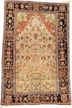 Antique Mohtasham Kashan Rug 4 4 x 6 8  - 4318866