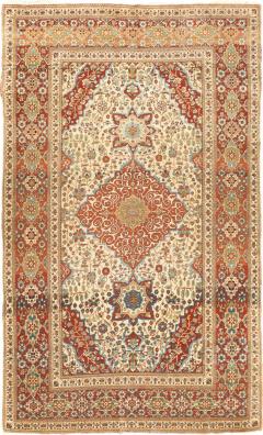 Antique Mohtasham Kashan Rug 4 5 x 7 3  - 4321037