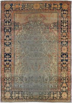 Antique Mohtasham Kashan Rug 4 6 x 6 6  - 4332296