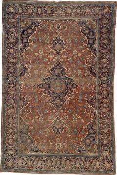 Antique Mohtasham Kashan Rug 44 x 69  - 4269264