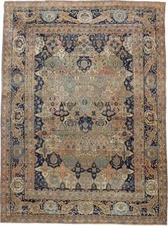 Antique Mohtasham Kashan Rug 84 x 113  - 4277392