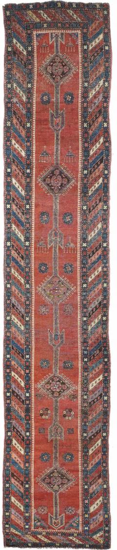Antique NW Persian Runner 2 6 x 14 2  - 4405227